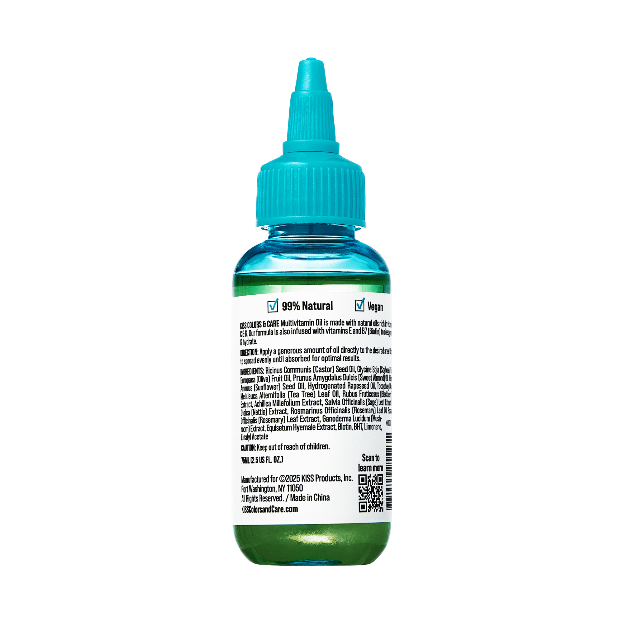 KISS Colors & Care Multivitamin Oil - Tea Tree