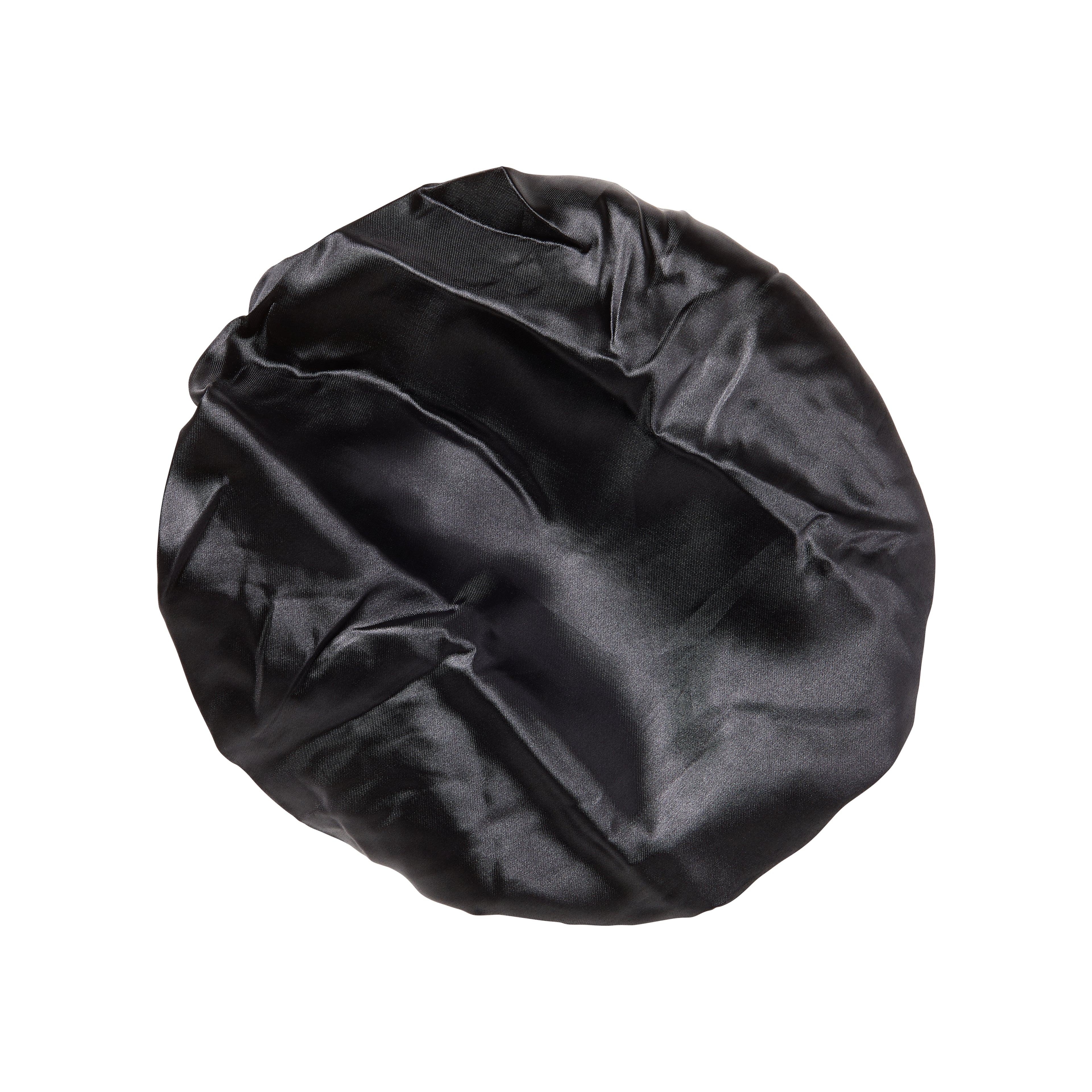 Kiss Colors & Care Silky Satin X-Large Bonnet Cap - Black | Extra-Large, Silk Bonnet, Sleep Bonnet, Hair Accessories
