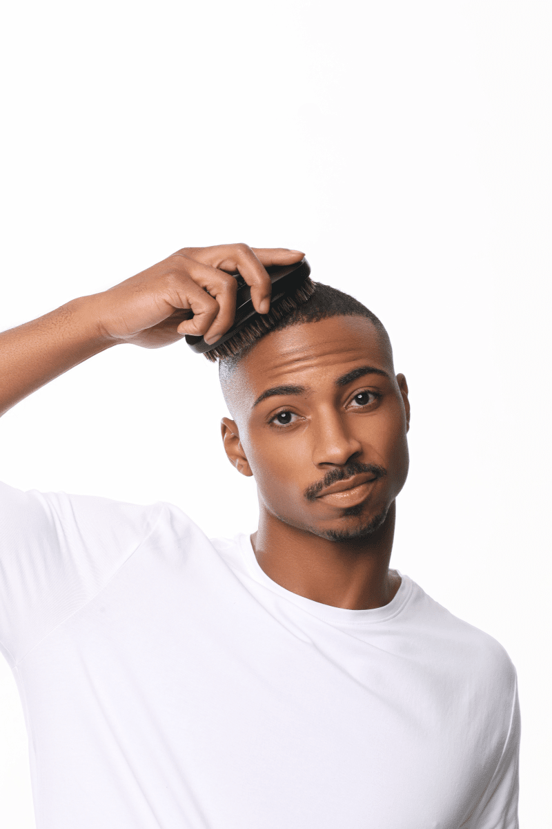 Bow Wow 360 Power Wave Premium Palm Boar Brush - Medium Soft