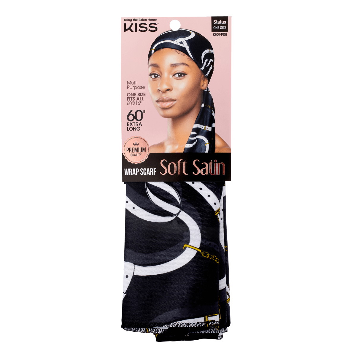 Soft Satin Wrap Scarf - Status