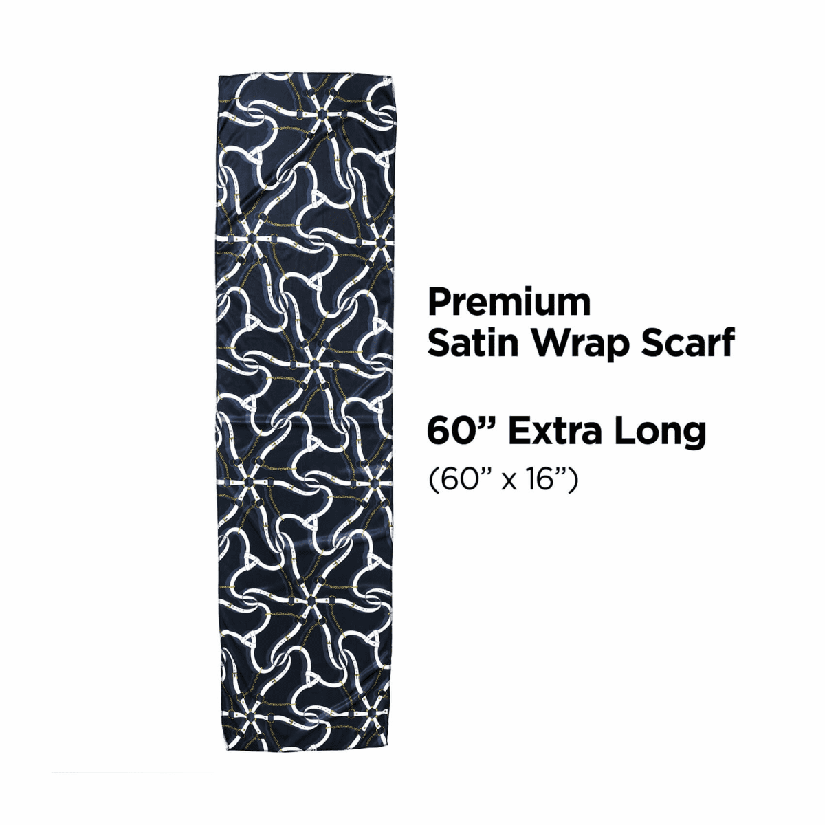 Soft Satin Wrap Scarf - Status