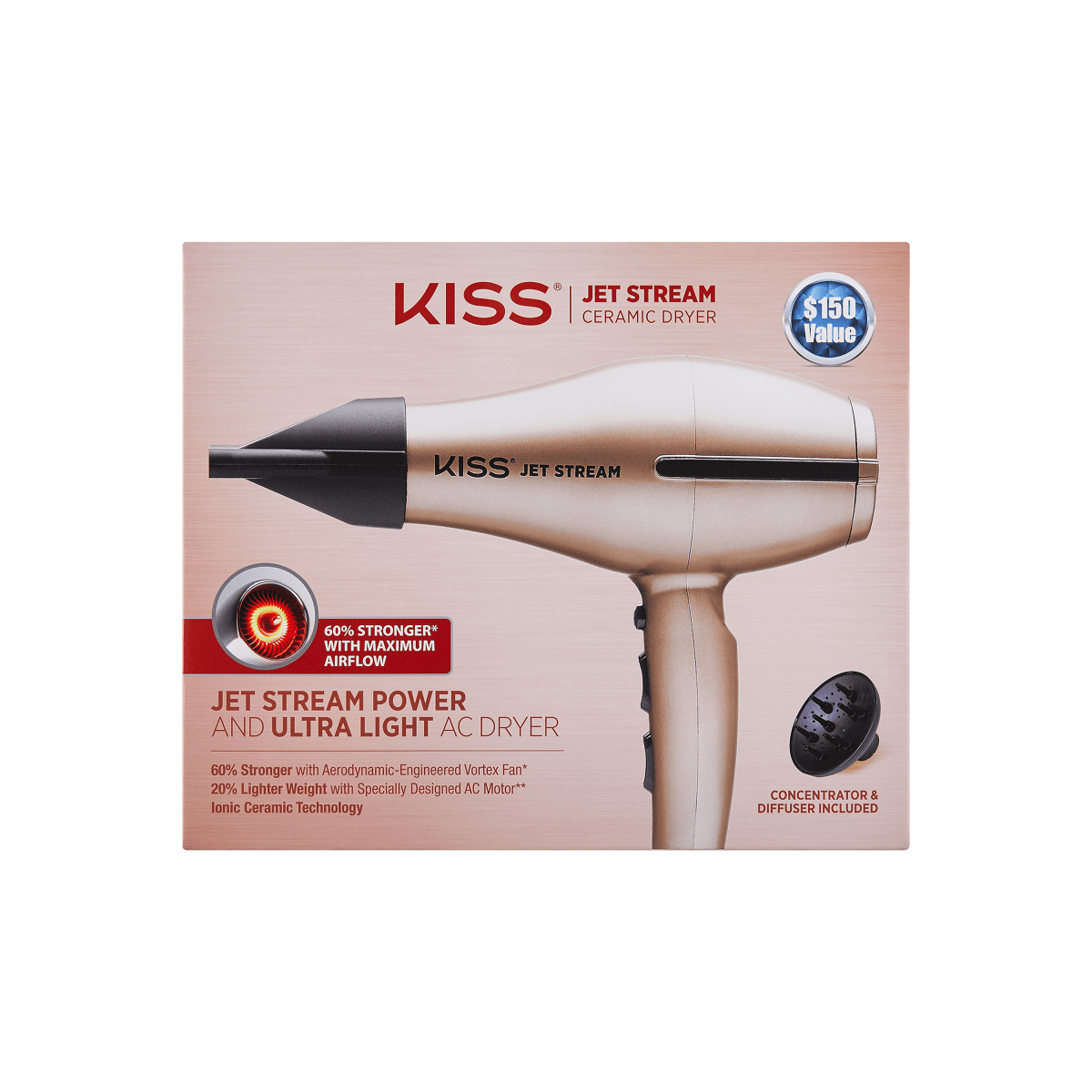KISS Jet Stream Ceramic Dryer
