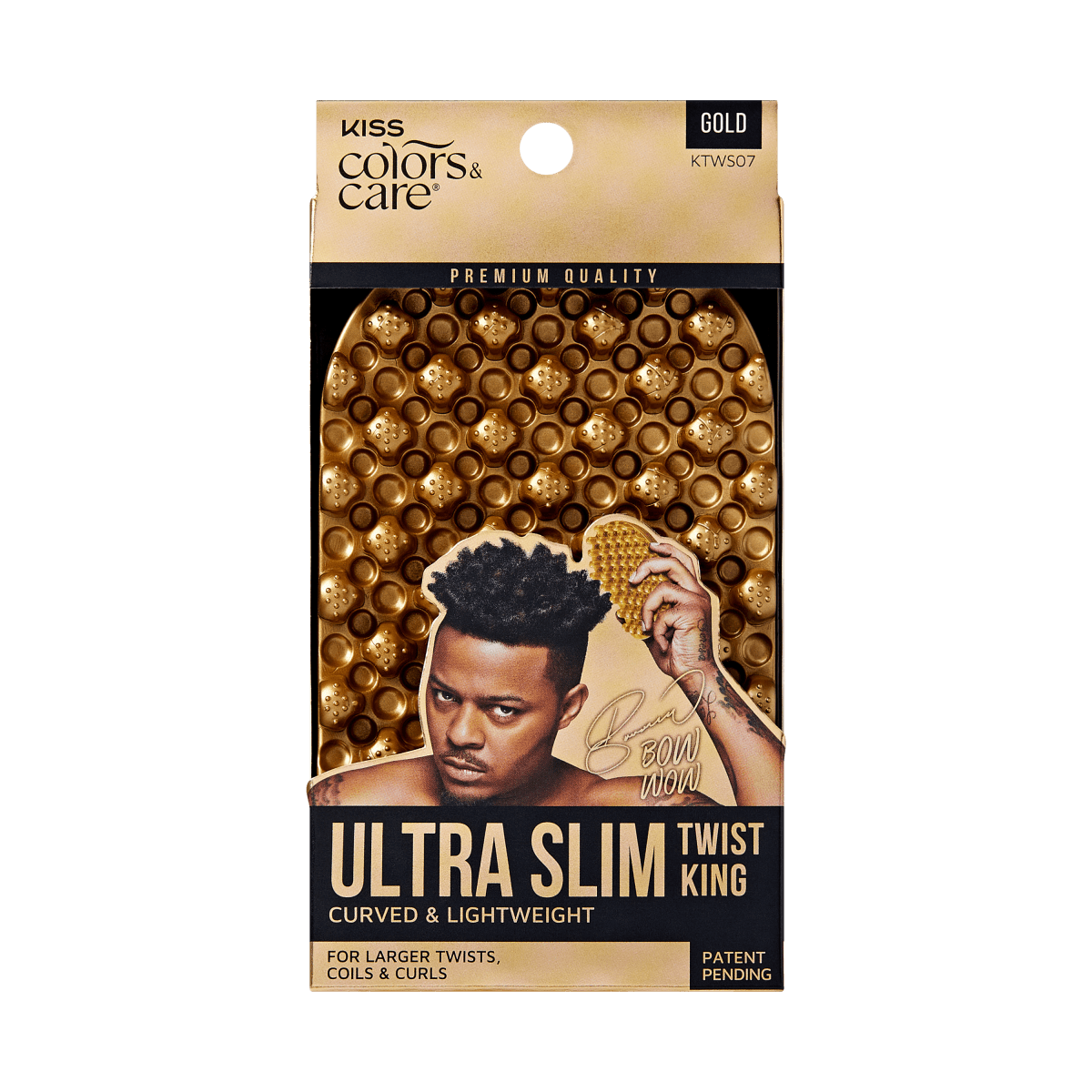 KISS Colors & Care Ultra Slim Twist King Curved & Lightweight