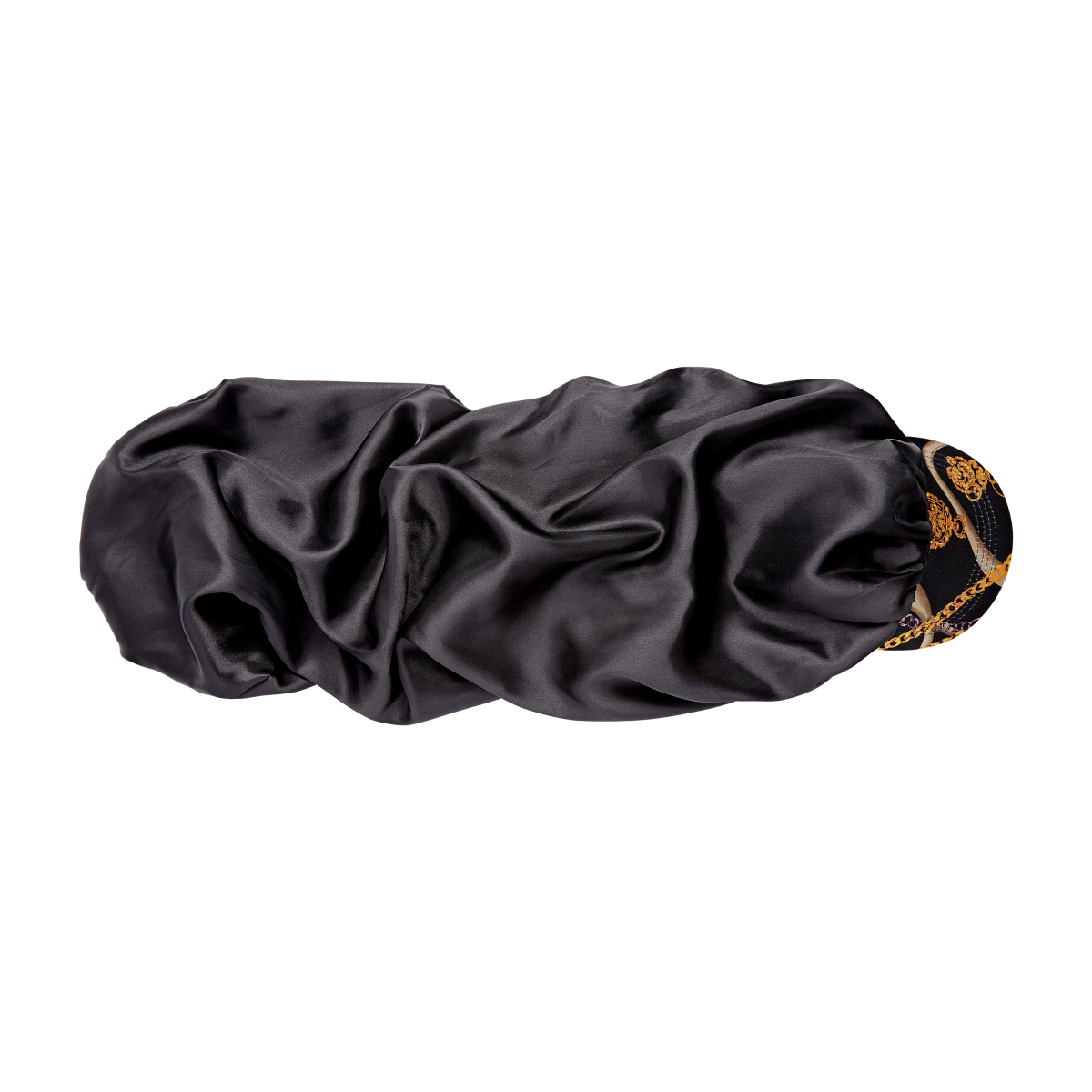 KISS Colors & Care Silky Satin Visor Bonnet Cap - Braid Black