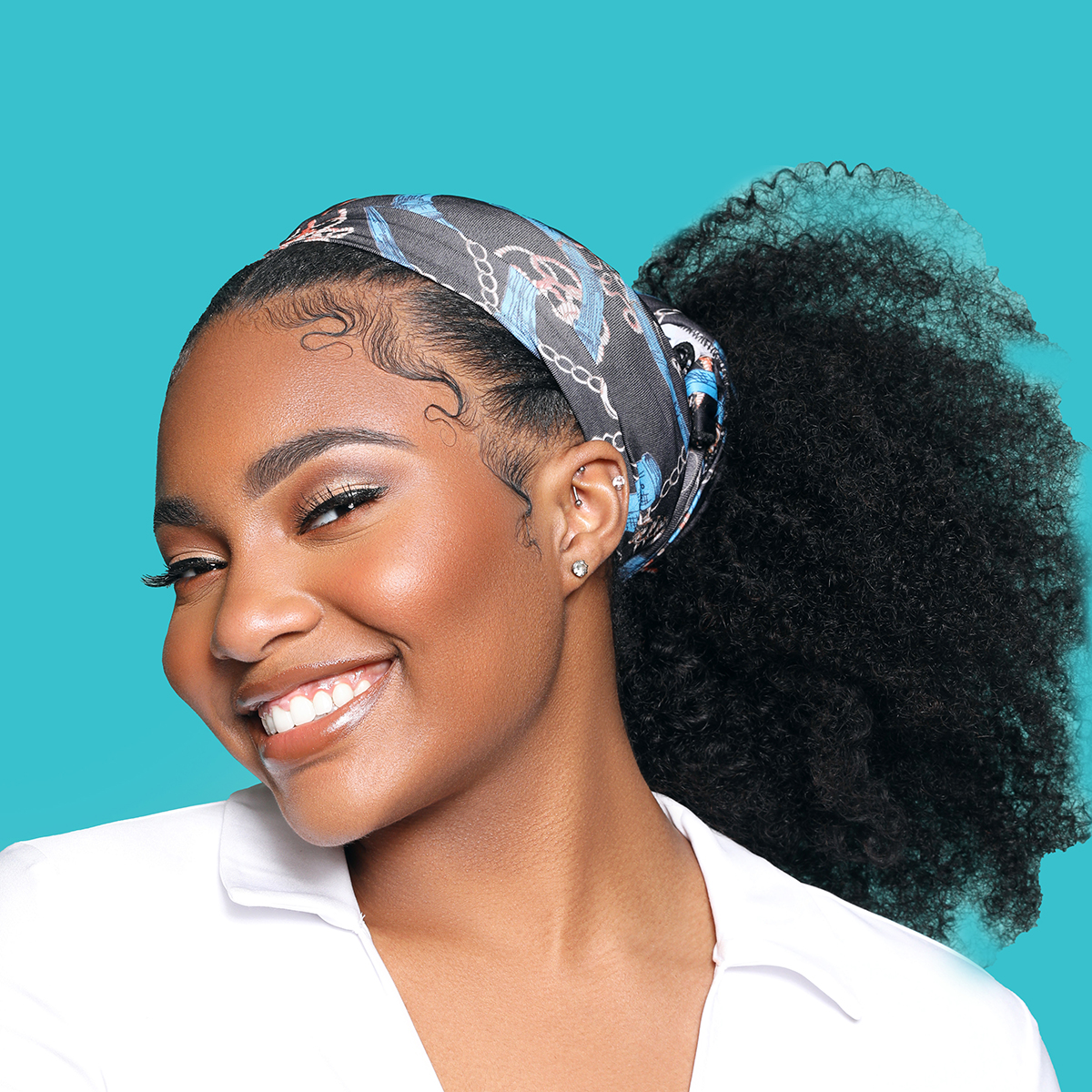 KISS Colors & Care Soft Satin Wrap Scarf - Luxe