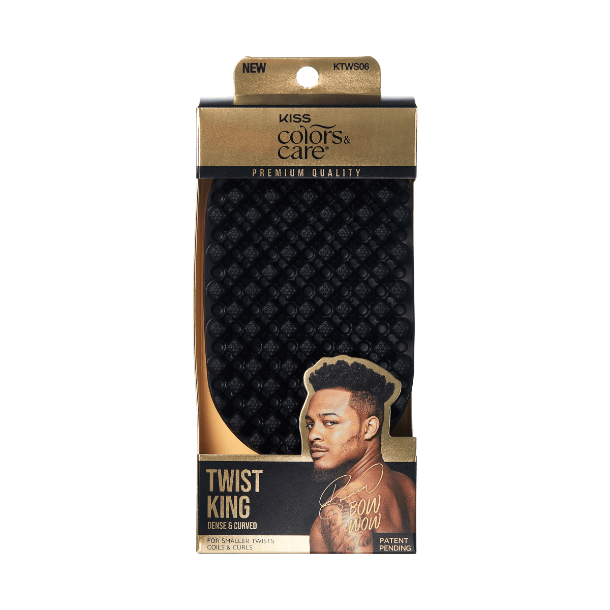 Twist King Hair Sponge Dense & Curved KISS Colors & Care