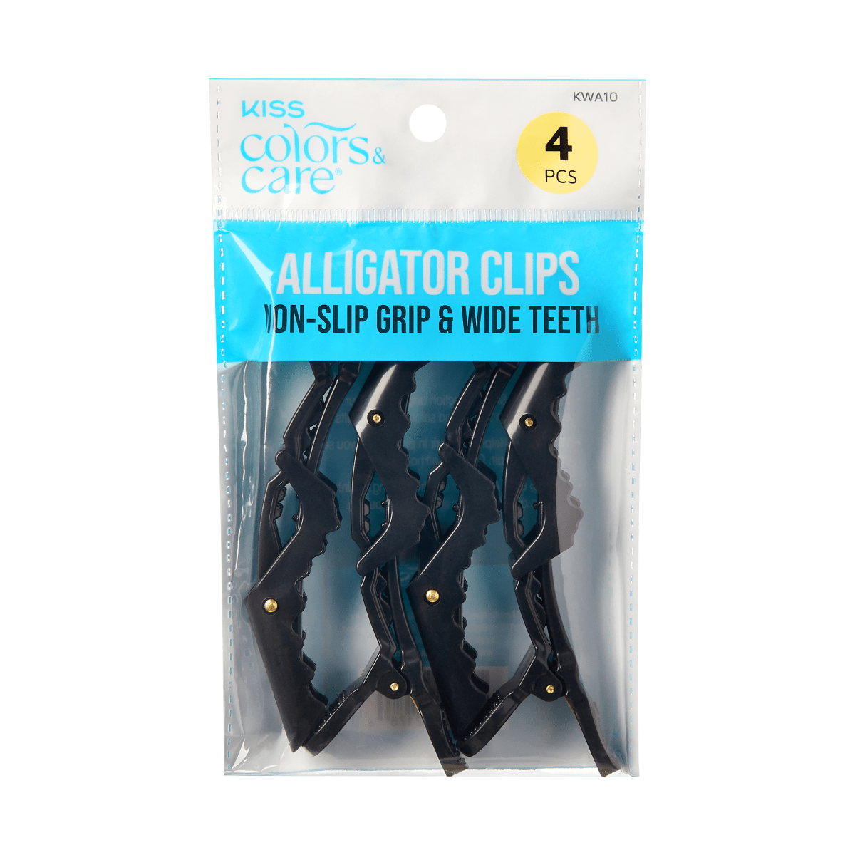 KISS Colors & Care Alligator Clips – 4 Ct.