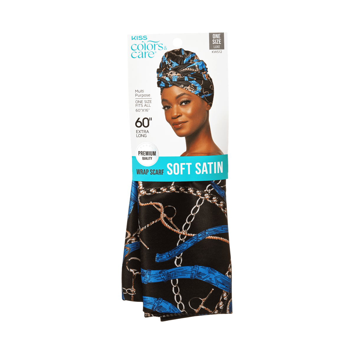 KISS Colors & Care Soft Satin Wrap Scarf - Luxe