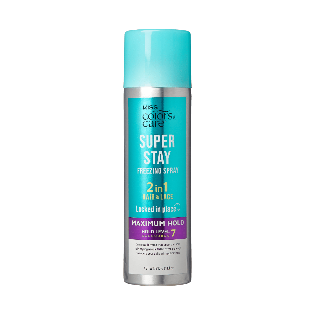 KISS Colors & Care Super Stay Freezing Spray Maximum Hold, 11.1 oz.