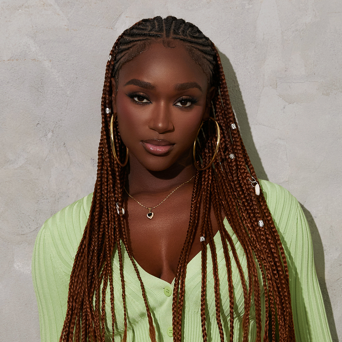 KISS Colors & Care Braid Charms - Silver