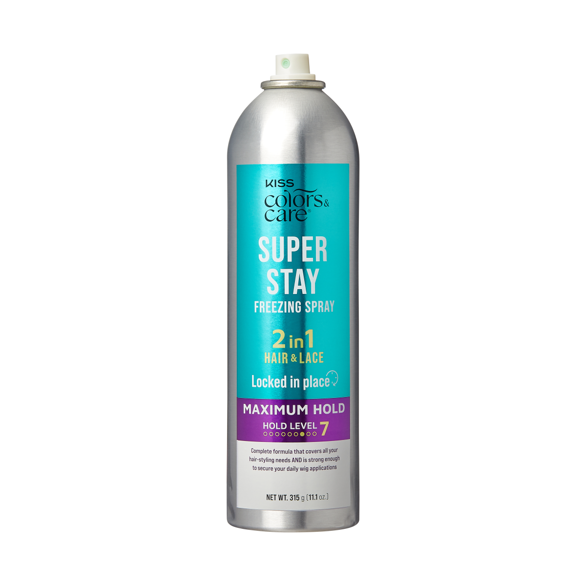 KISS Colors & Care Super Stay Freezing Spray Maximum Hold, 11.1 oz.
