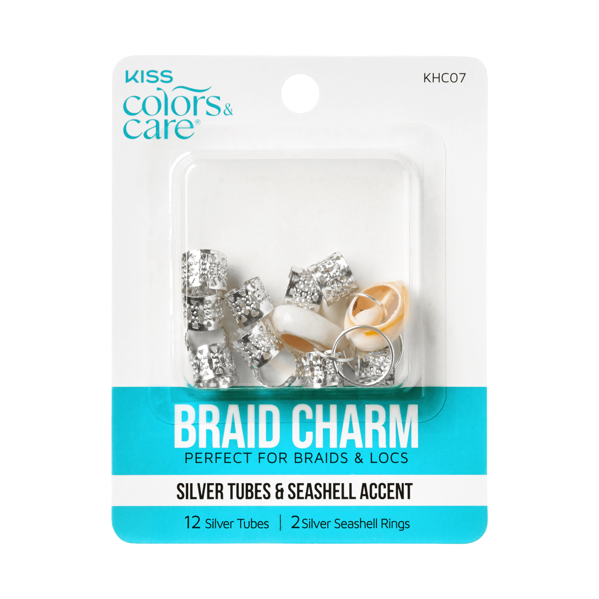 KISS Colors & Care Braid Charms - Silver