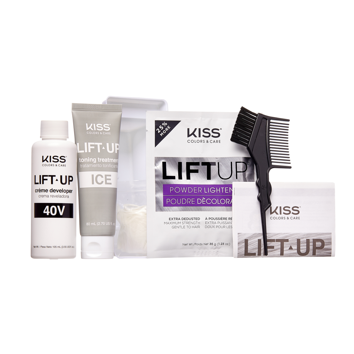 KISS LIFT UP COMPLETE BLEACH & TONE KIT – ICE