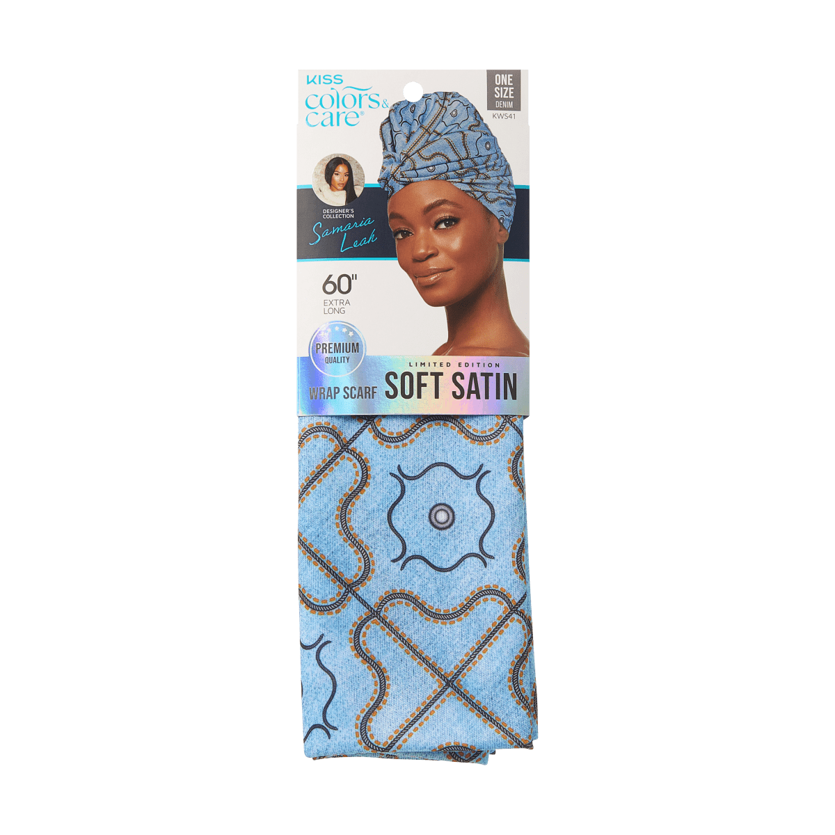 KISS Colors & Care Limited Edition BIFC Satin Wrap Scarf - Samaria Leah