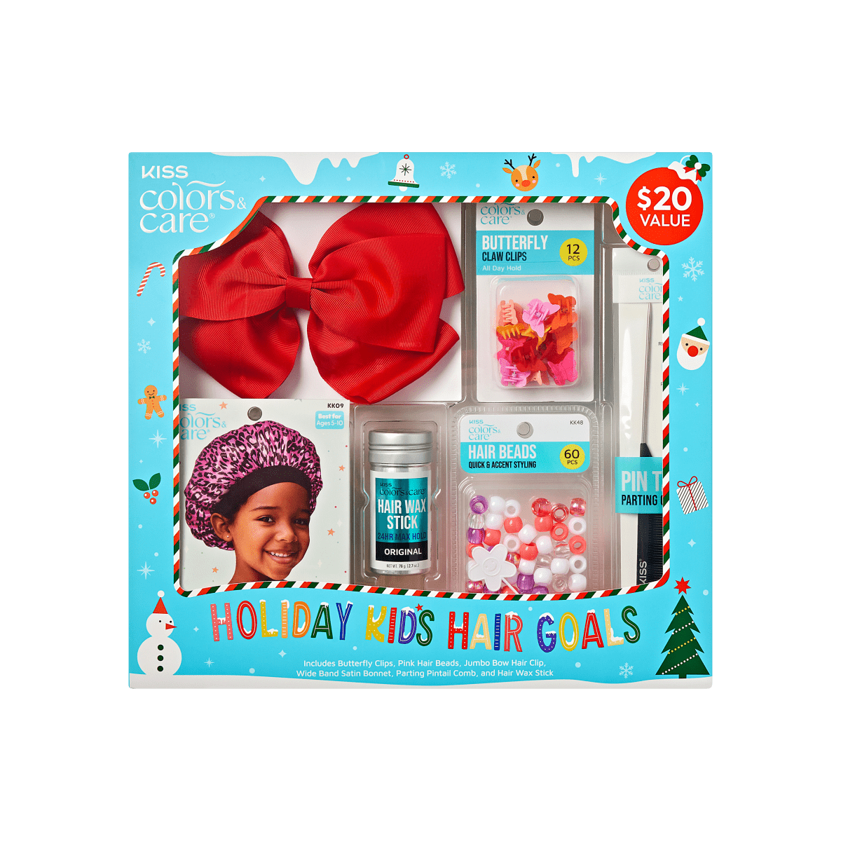 KISS Colors & Care Kids Holiday Gift Set