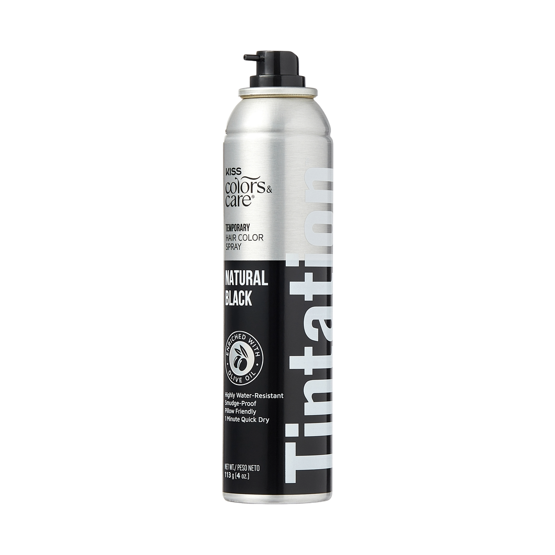 KISS Colors & Care Tintation Spray - Natural Black