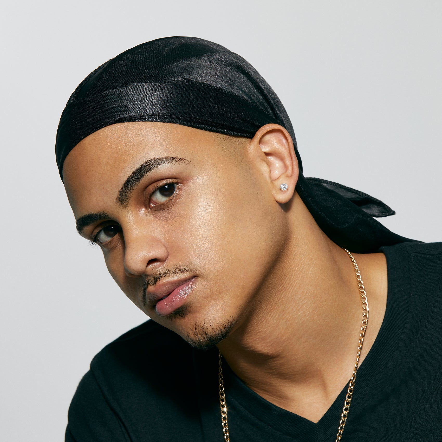 KISS Colors & Care Power Wave Silky Satin Durag - Black