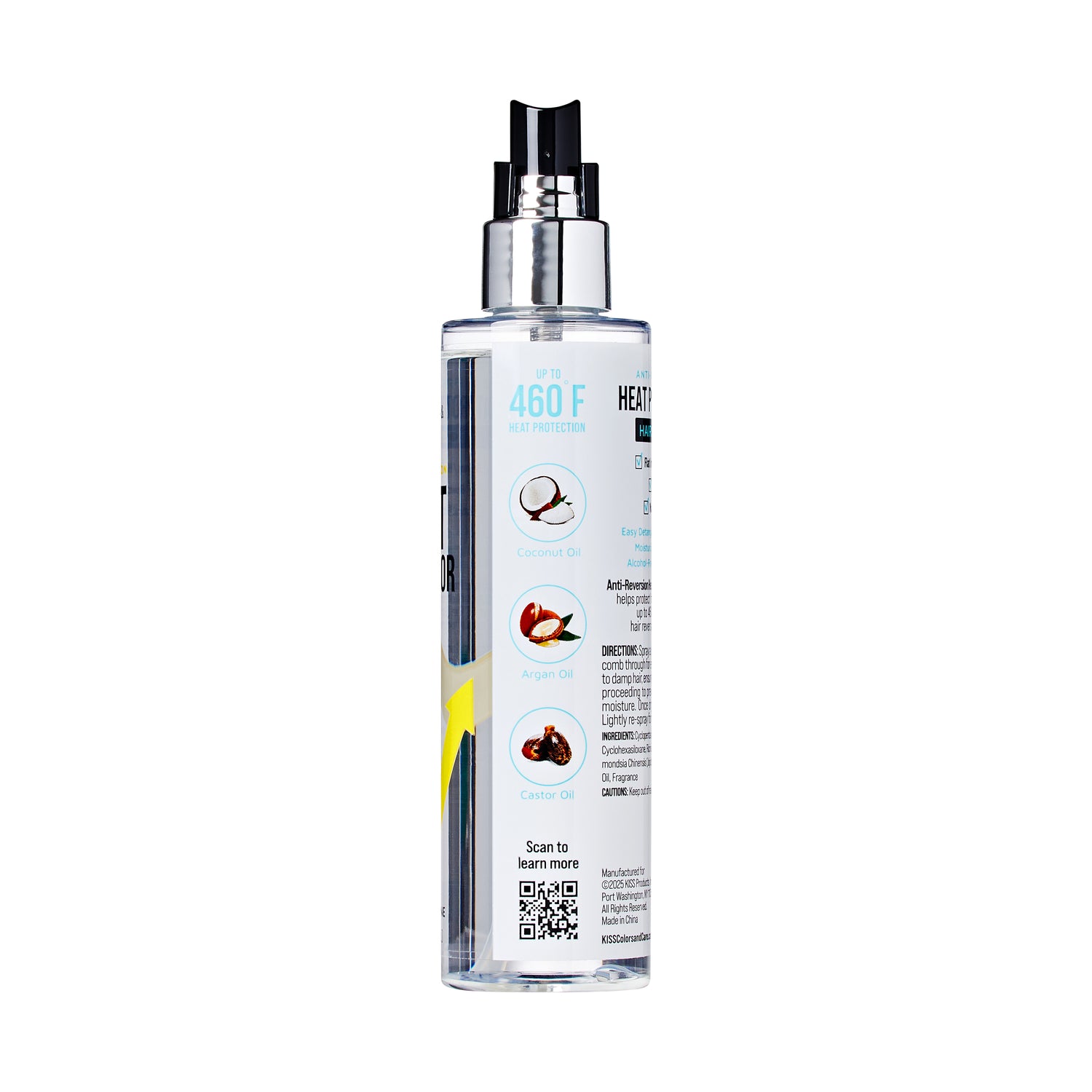 KISS Colors & Care Anti-Reversion Heat Protector Hair Oil Spray