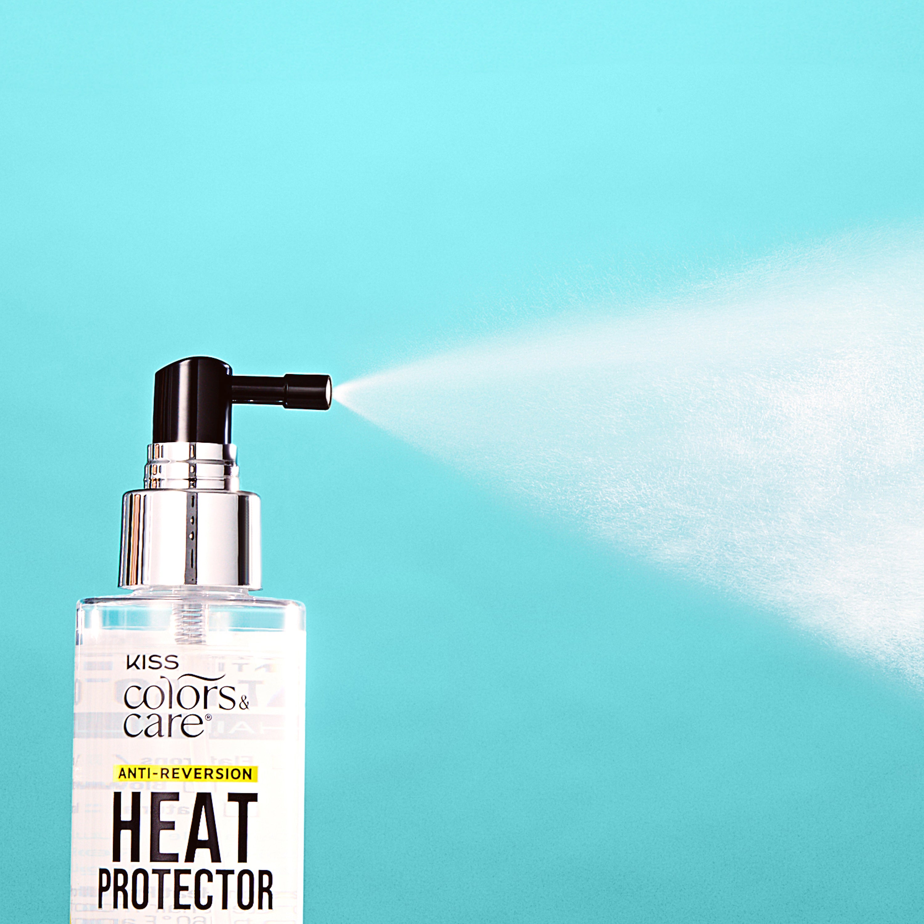 KISS Colors & Care Silk Press Care Essentials Bundle - Hair Oil Spray