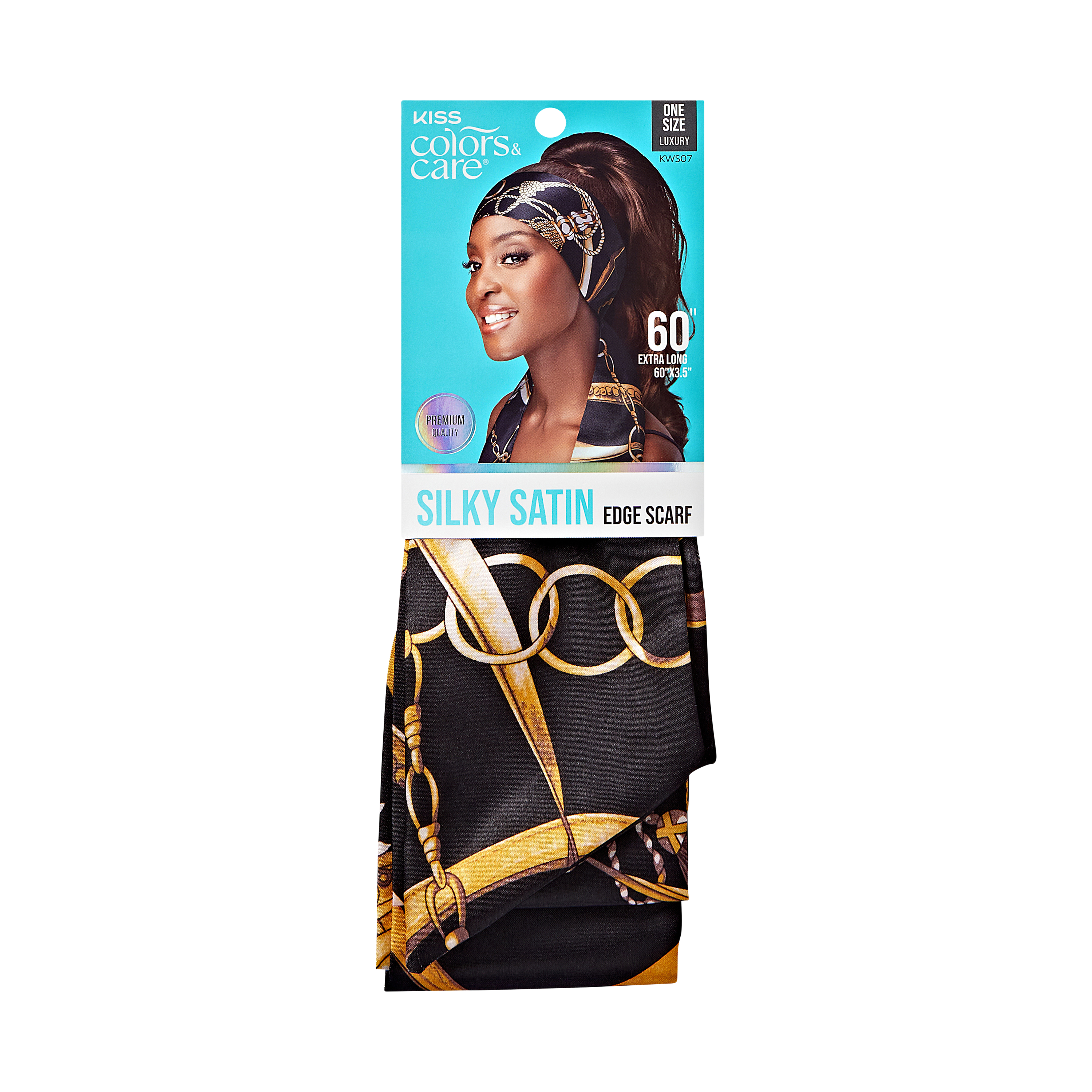 Luxe Silky Satin Edge Scarf - 60