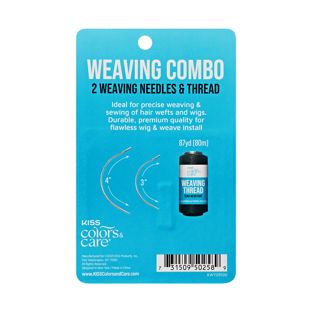 KISS Colors & Care Weaving Combo Needle & Thread Set