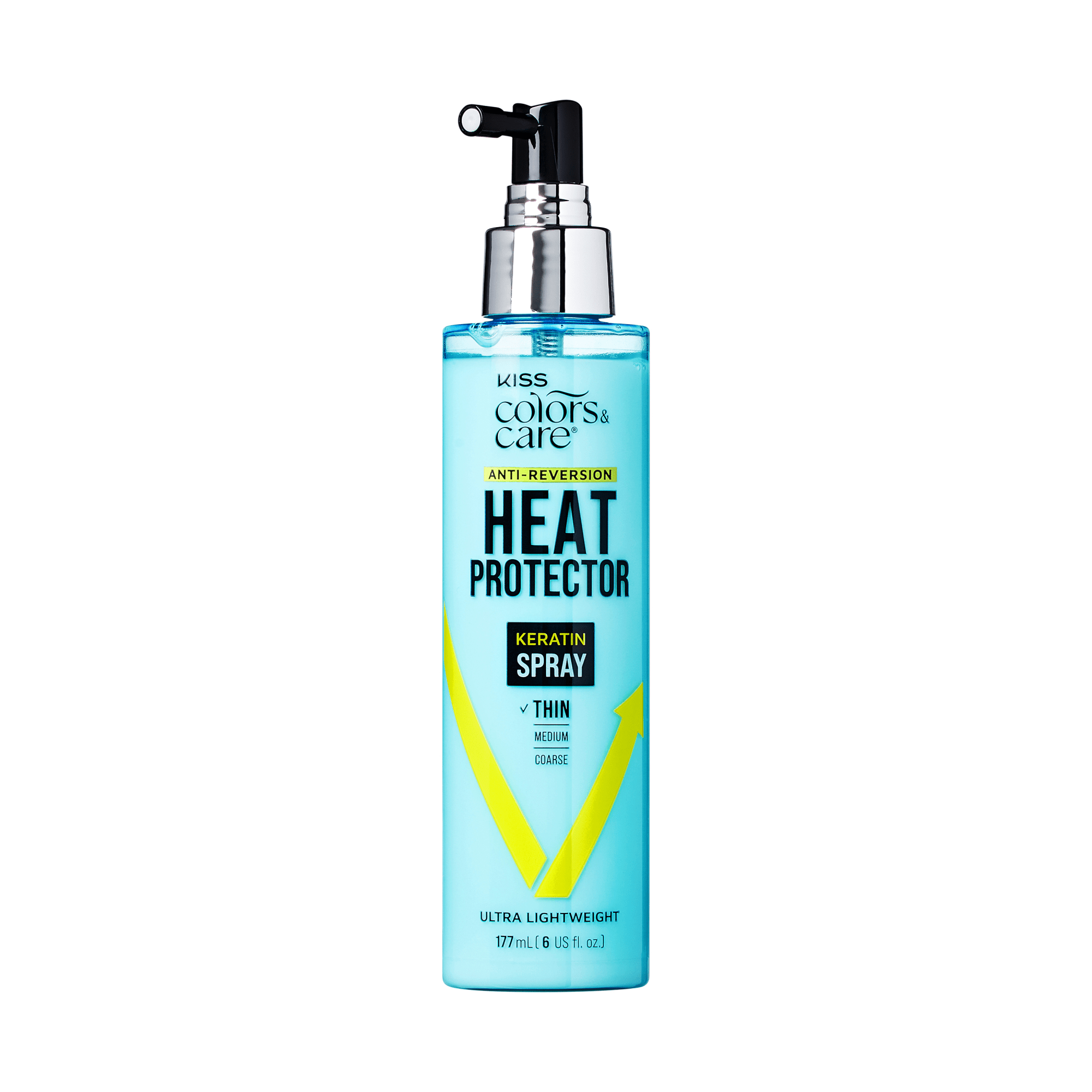 KISS Colors & Care Anti-Reversion Heat Protector Keratin Spray
