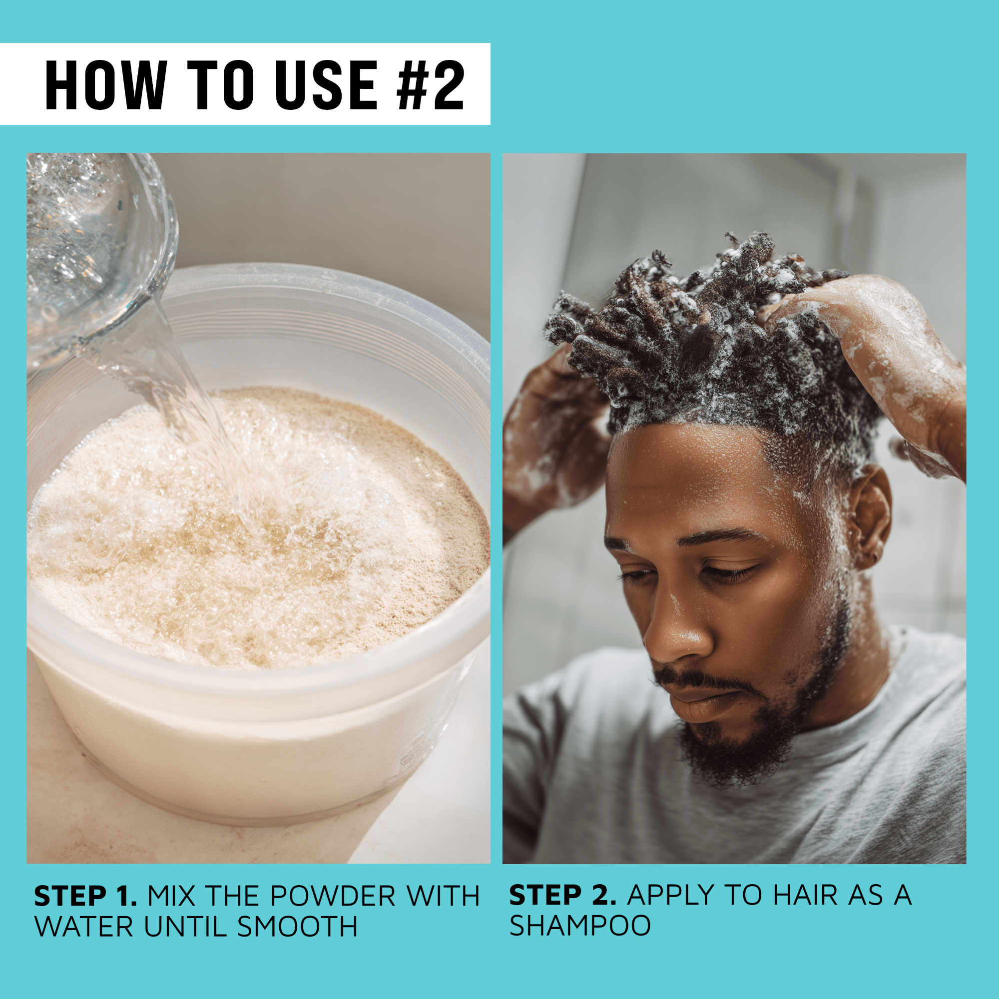 Kiss Colors & Care D:TOX Hair Detox Powder, Gunk-Pulling Baking Powder Formula, 8 oz.