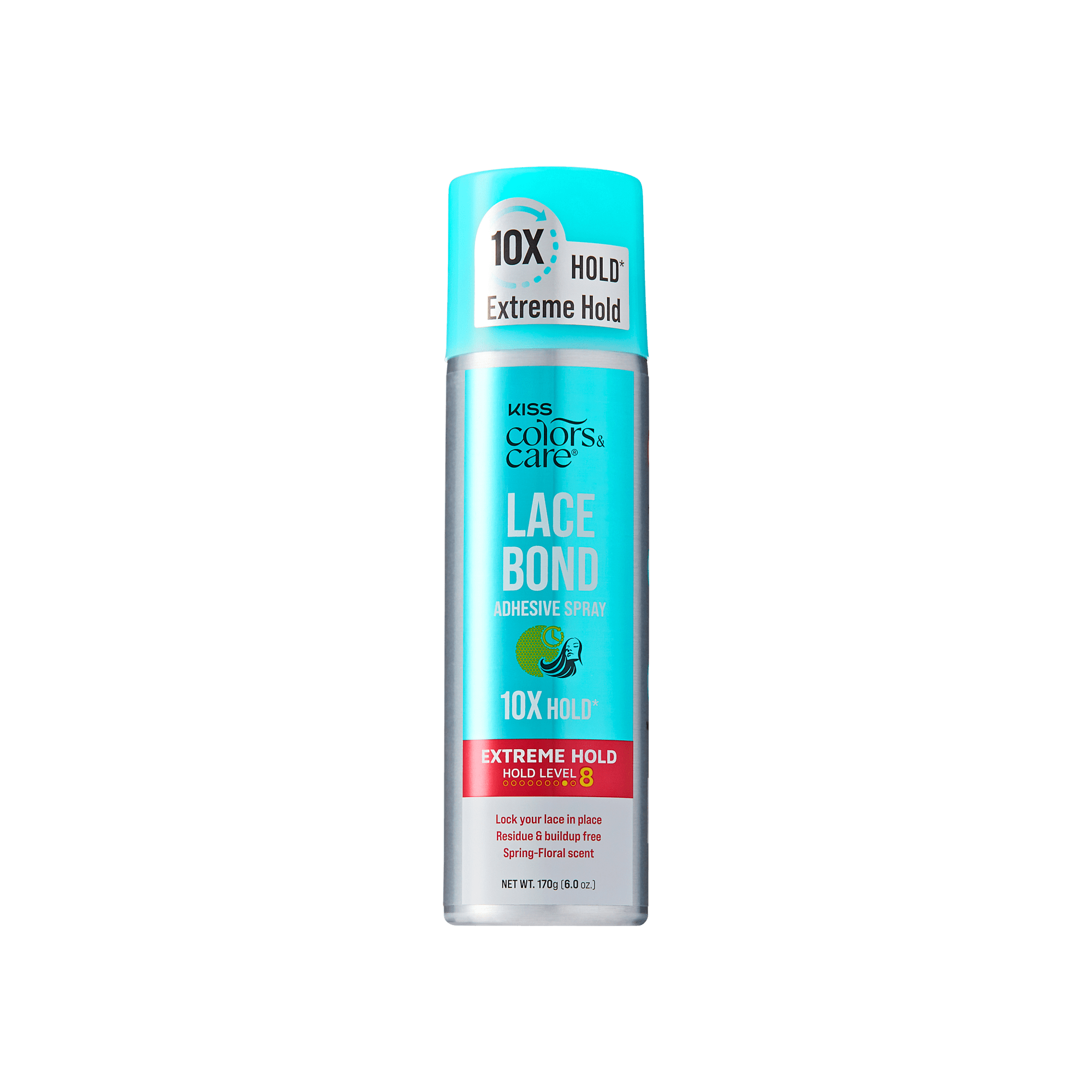 Kiss Colors & Care Lace Bond Adhesive Spray Extreme Hold, 6 oz.