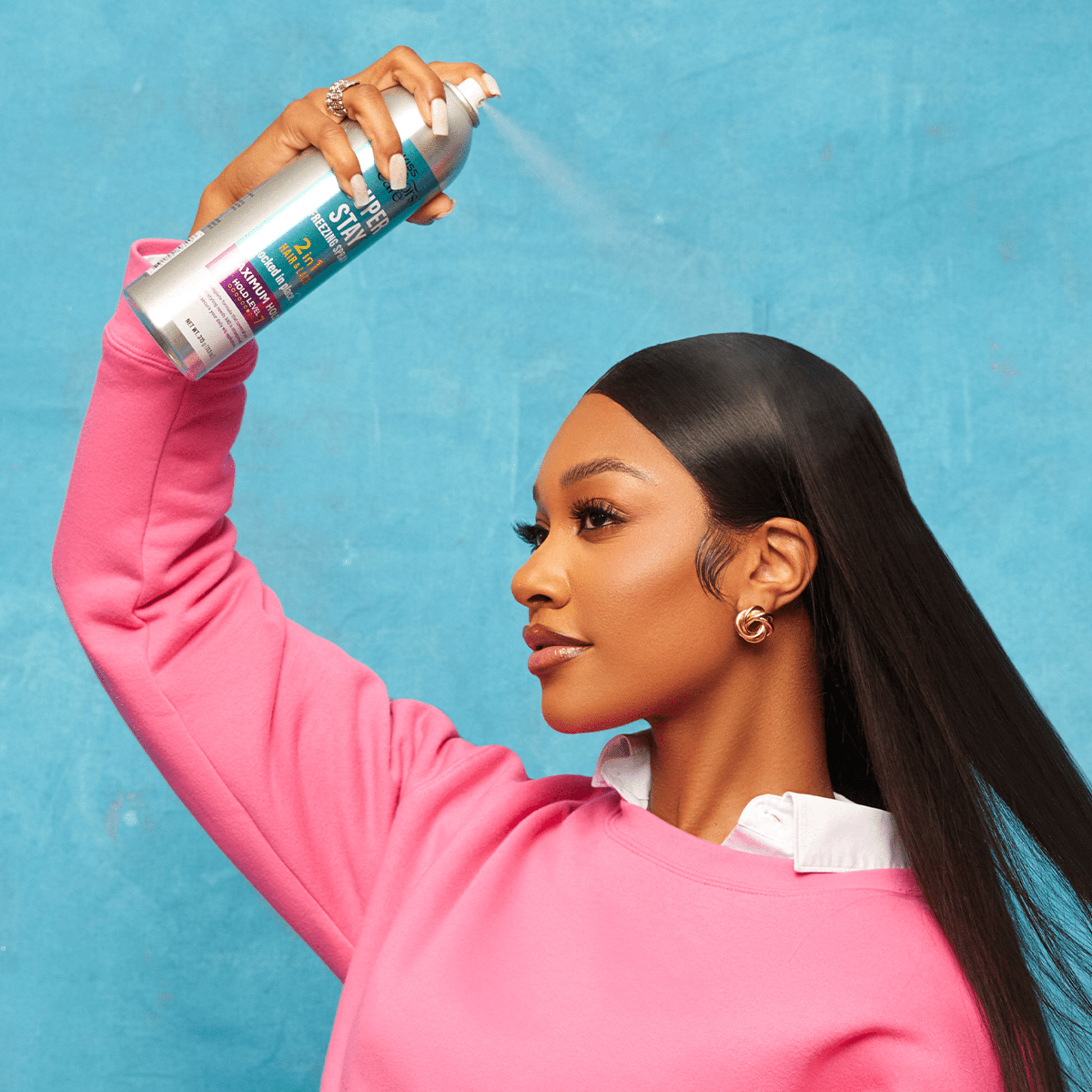 KISS Colors & Care Super Stay Freezing Spray 11.1 oz.