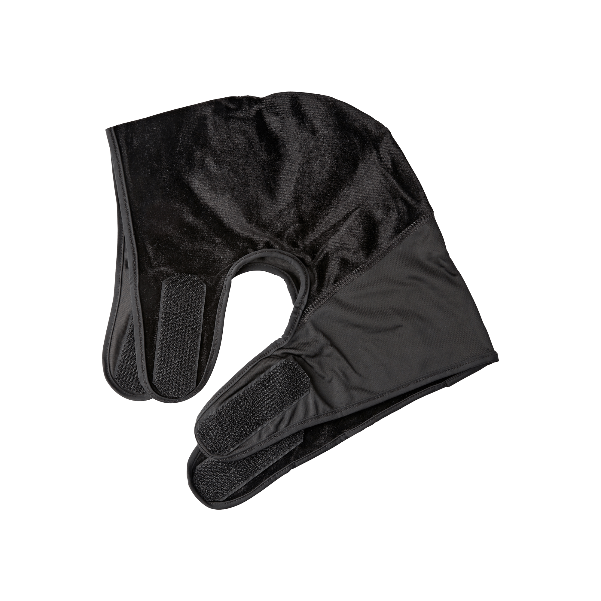 Kiss Colors & Care Compress-Rag Power Wave Luxe Velvet Durag, Black