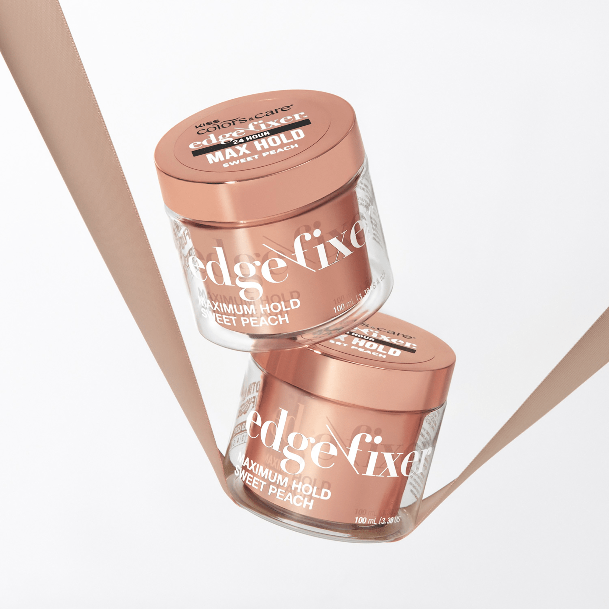 KISS Colors & Care Edge Fixer 100 mL - Sweet Peach