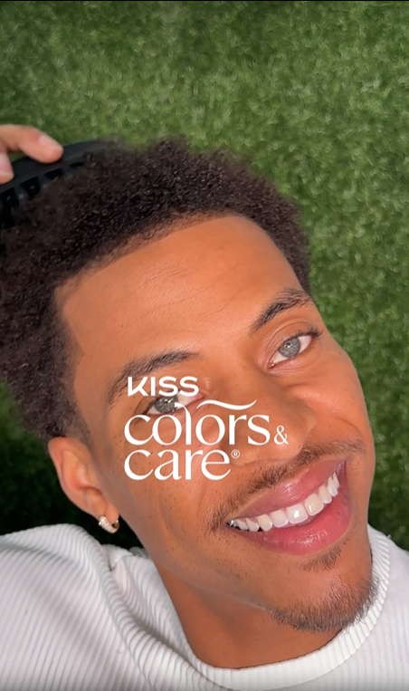 KISS Colors & Care Dense & Curved Twist King - Black