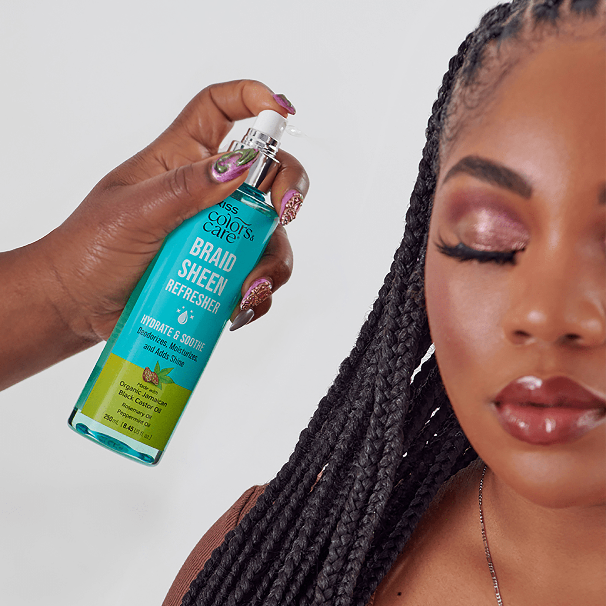 KISS Colors & Care Braid Sheen Refresher - 8.45 fl. oz.