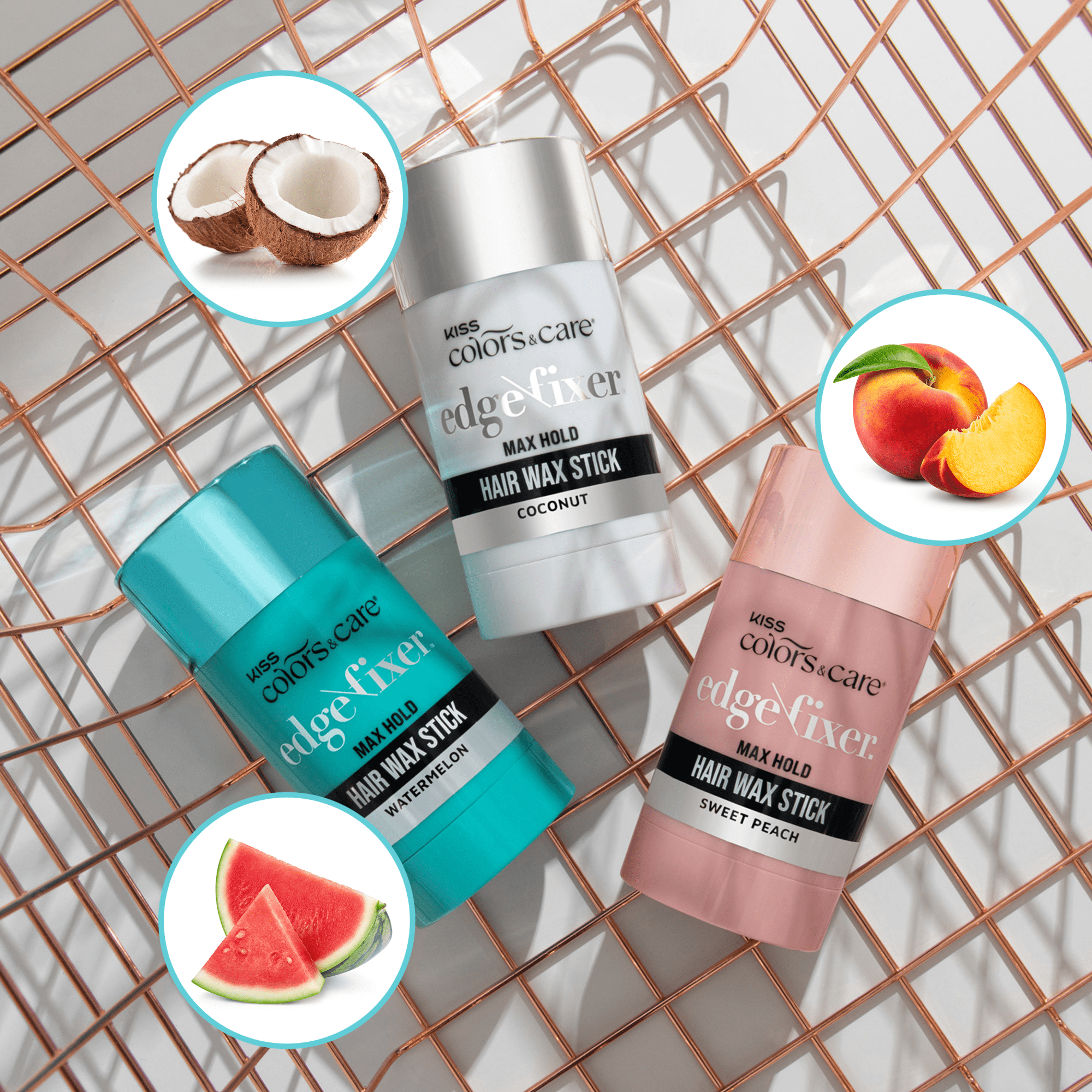 KISS Colors & Care Edge Fixer Wax Stick – Mango