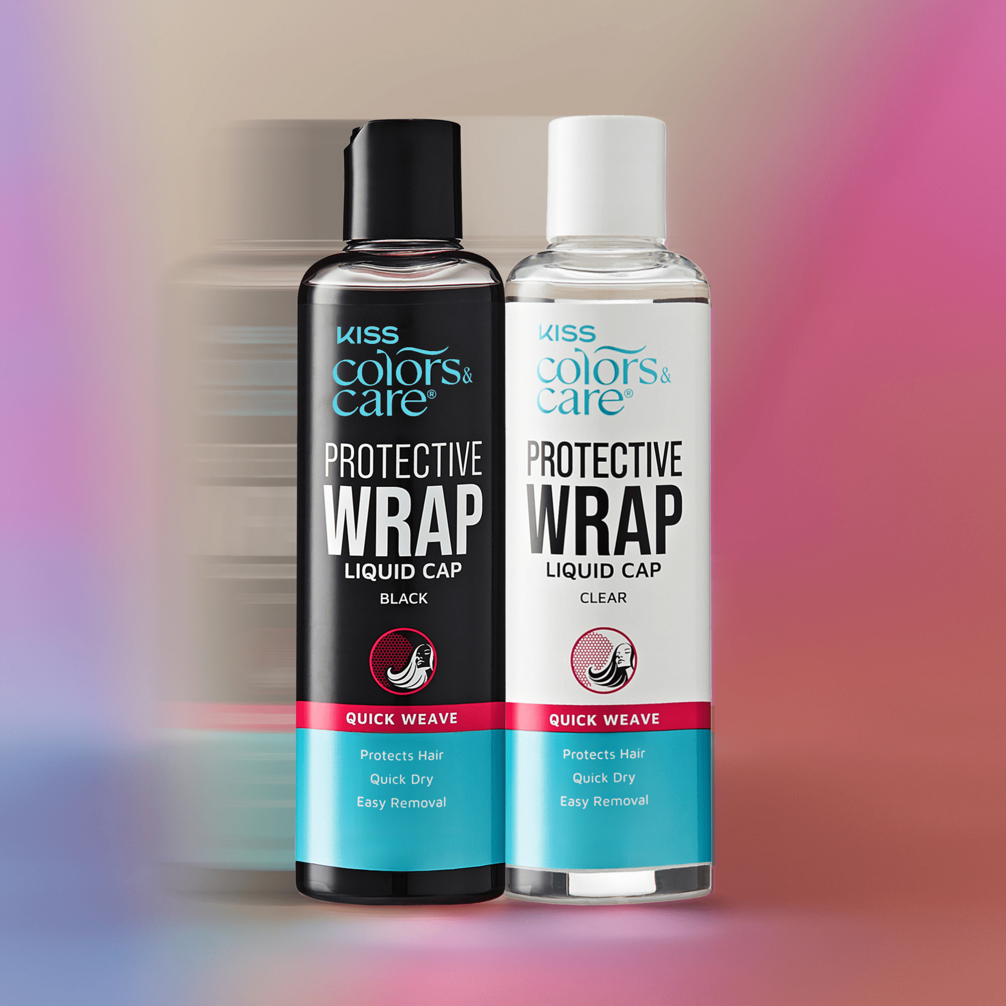 KISS Colors & Care Protective Wrap Liquid Cap - Black