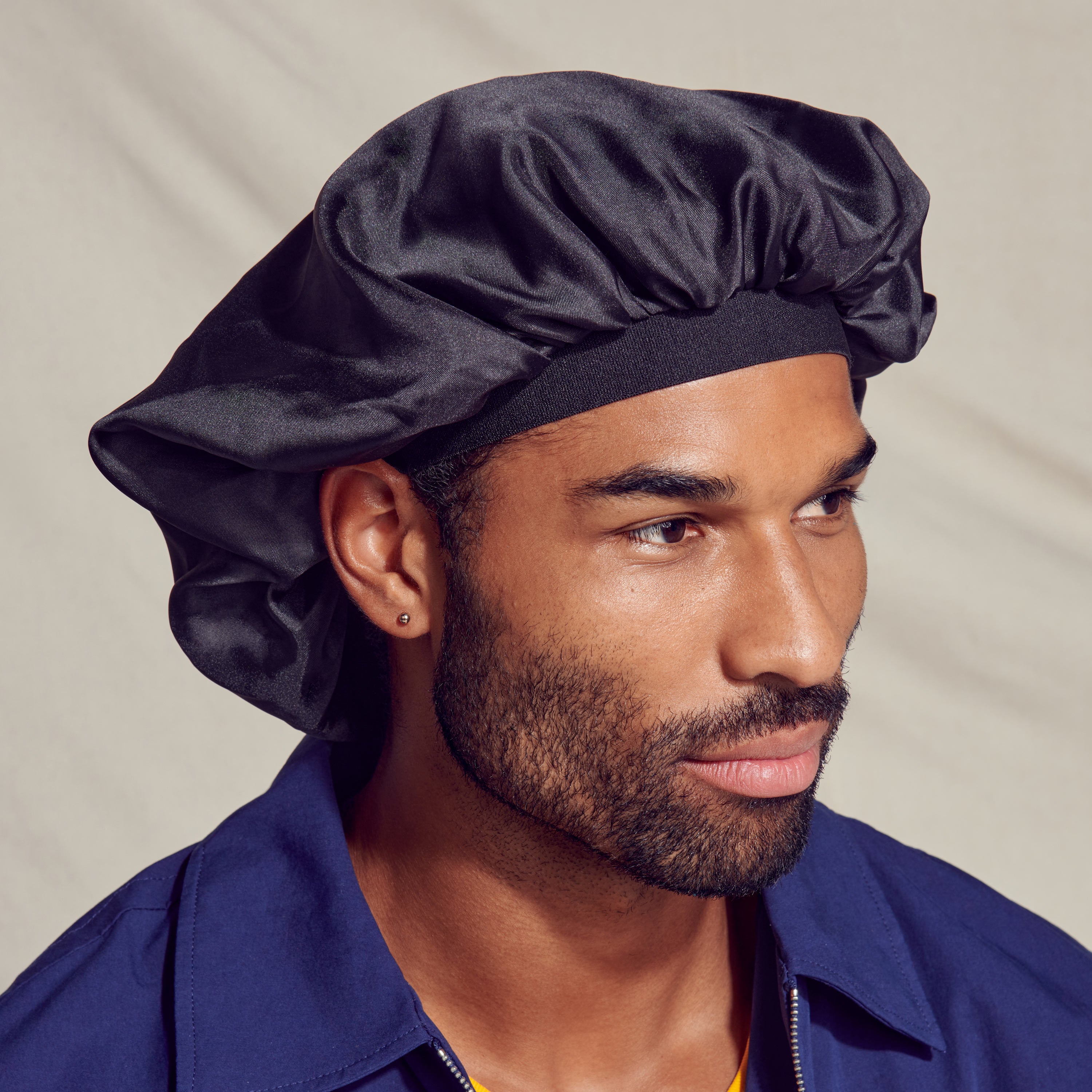 KISS Colors &amp; Care Silky Satin Bonnet Cap - Black