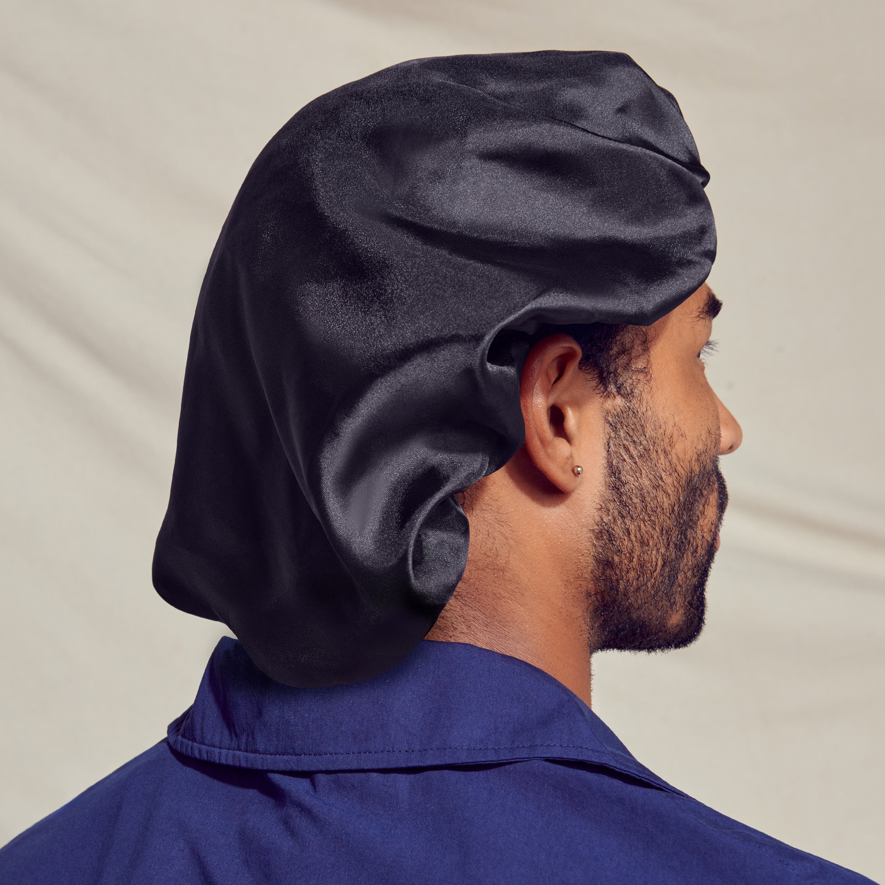 KISS Colors &amp; Care Silky Satin Bonnet Cap - Black