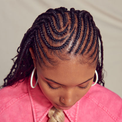 KISS Colors &amp; Care Professional Carbon Fiber Rat Tail Comb