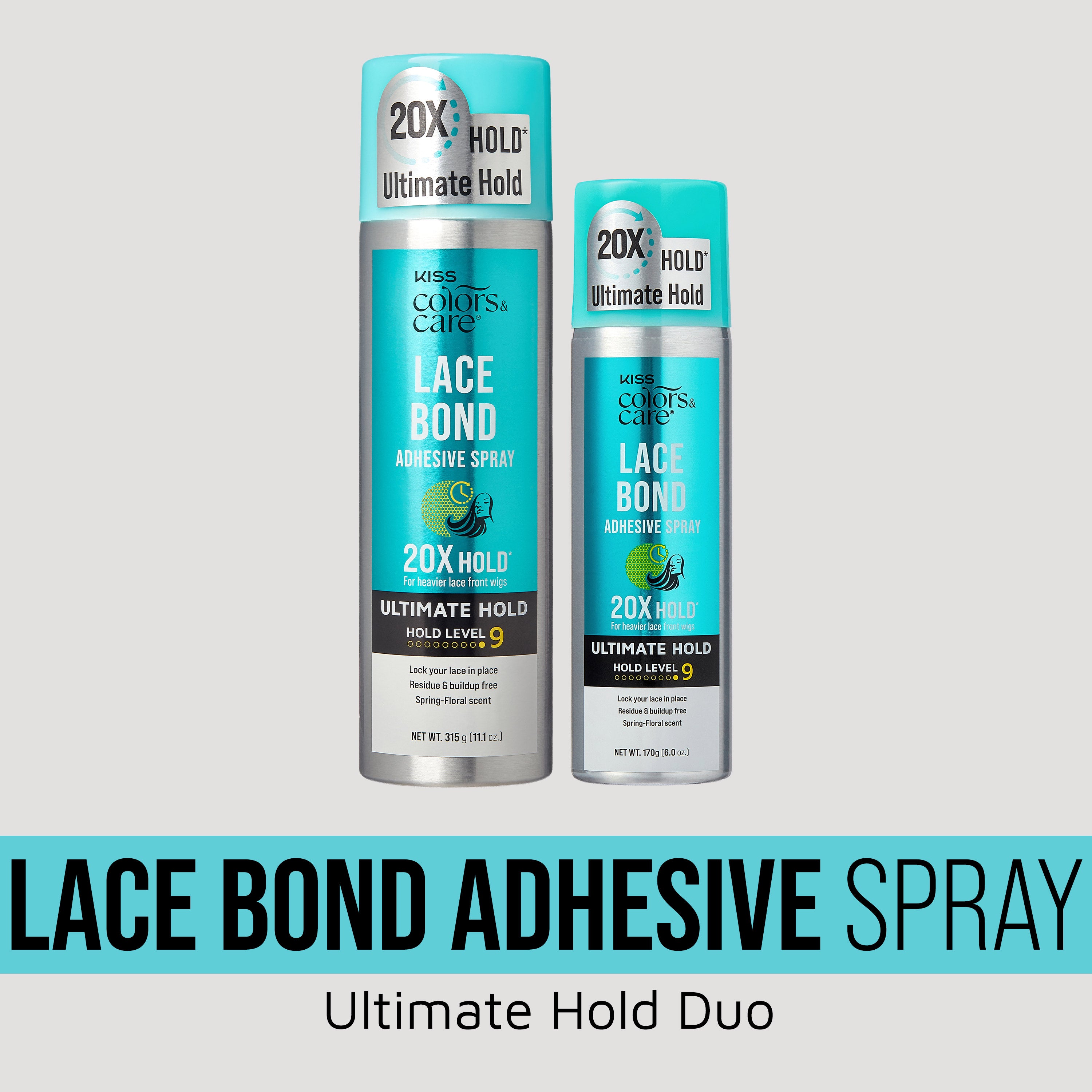Lace Bond Adhesive Spray Ultimate Hold Duo Bundle