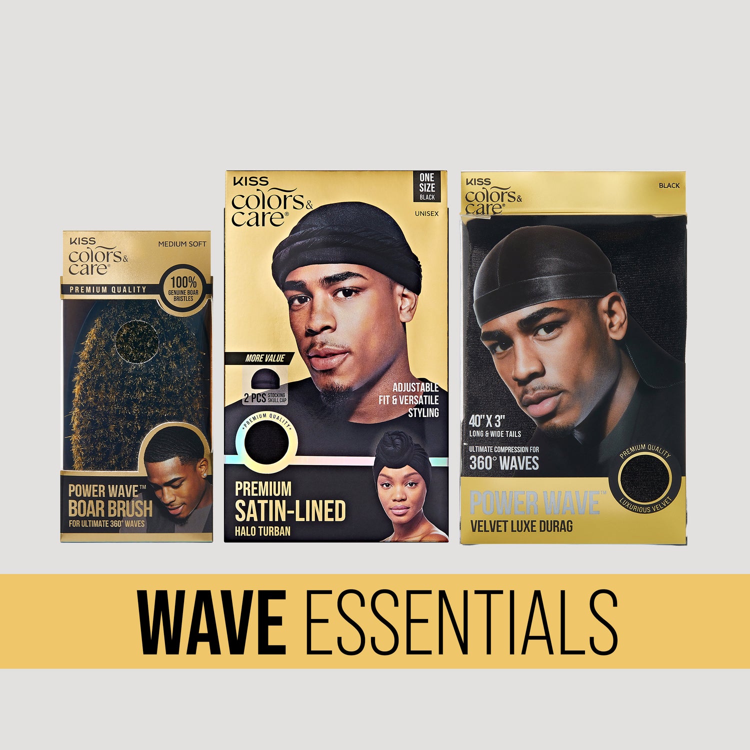 KISS Colors &amp; Care Wave Essentials Bundle