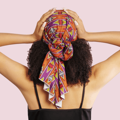 KISS Colors &amp; Care Soft Satin Wrap Scarf  - Aztec