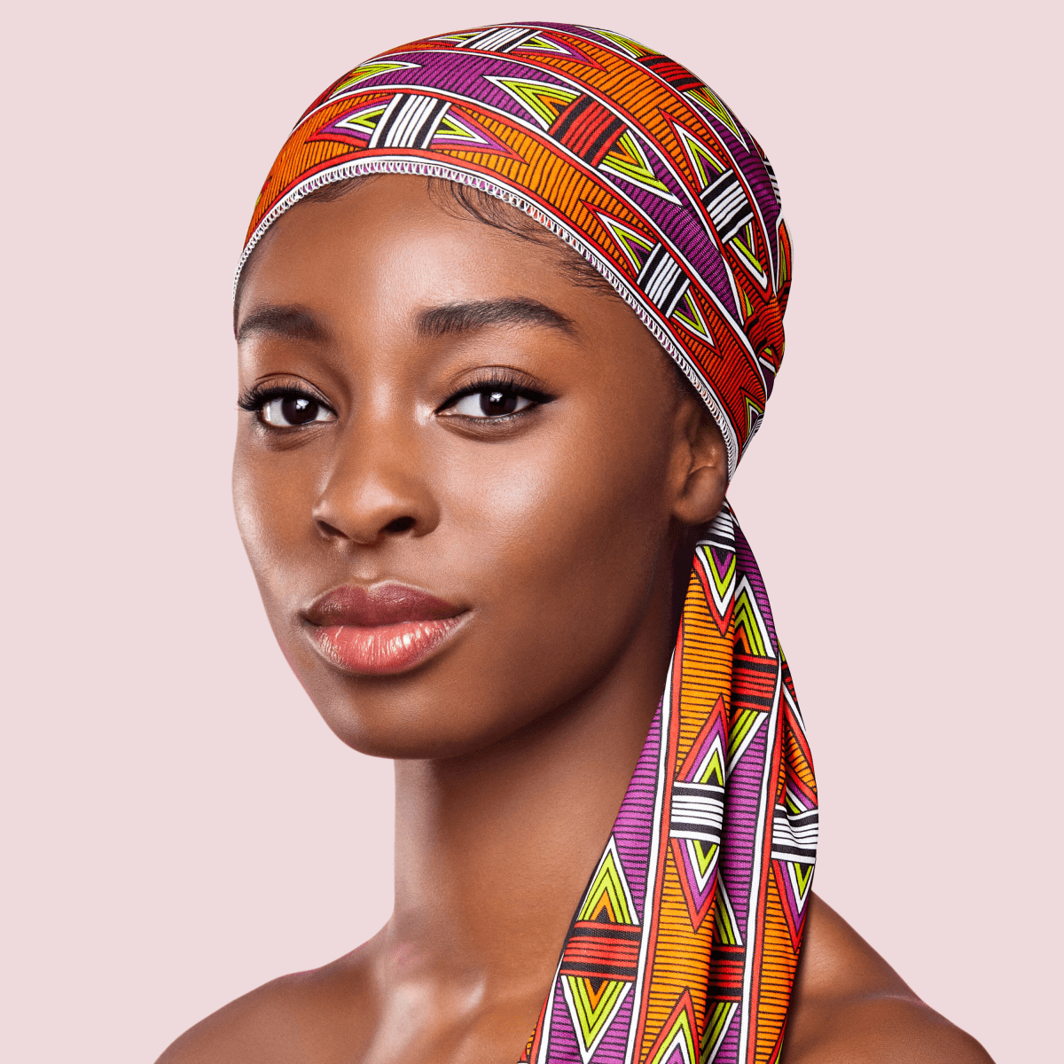 KISS Colors &amp; Care Soft Satin Wrap Scarf  - Aztec