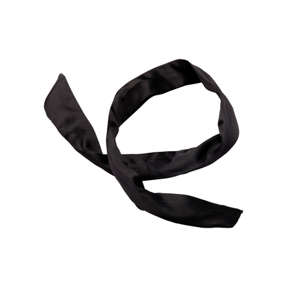 Silky Satin Flex Wired Scrunchies – Black/Leopard
