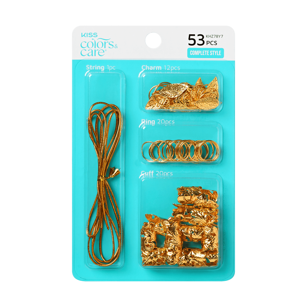 KISS Colors &amp; Care Luxe Braid Charm Kit