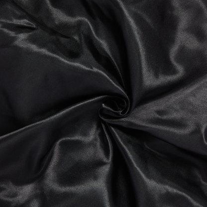 Silky Satin Double Wear Cap, Super Jumbo - Black