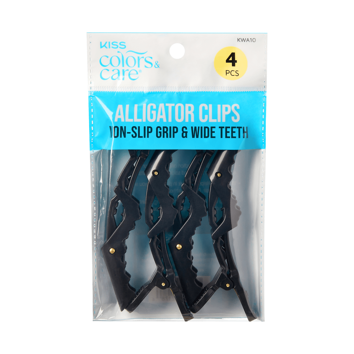 KISS Colors &amp; Care Alligator Clips – 4 Ct.