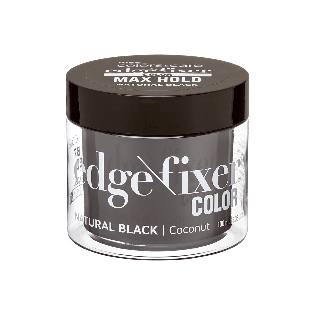 KISS Colors &amp; Care Edge Fixer Color 100mL - Natural Black