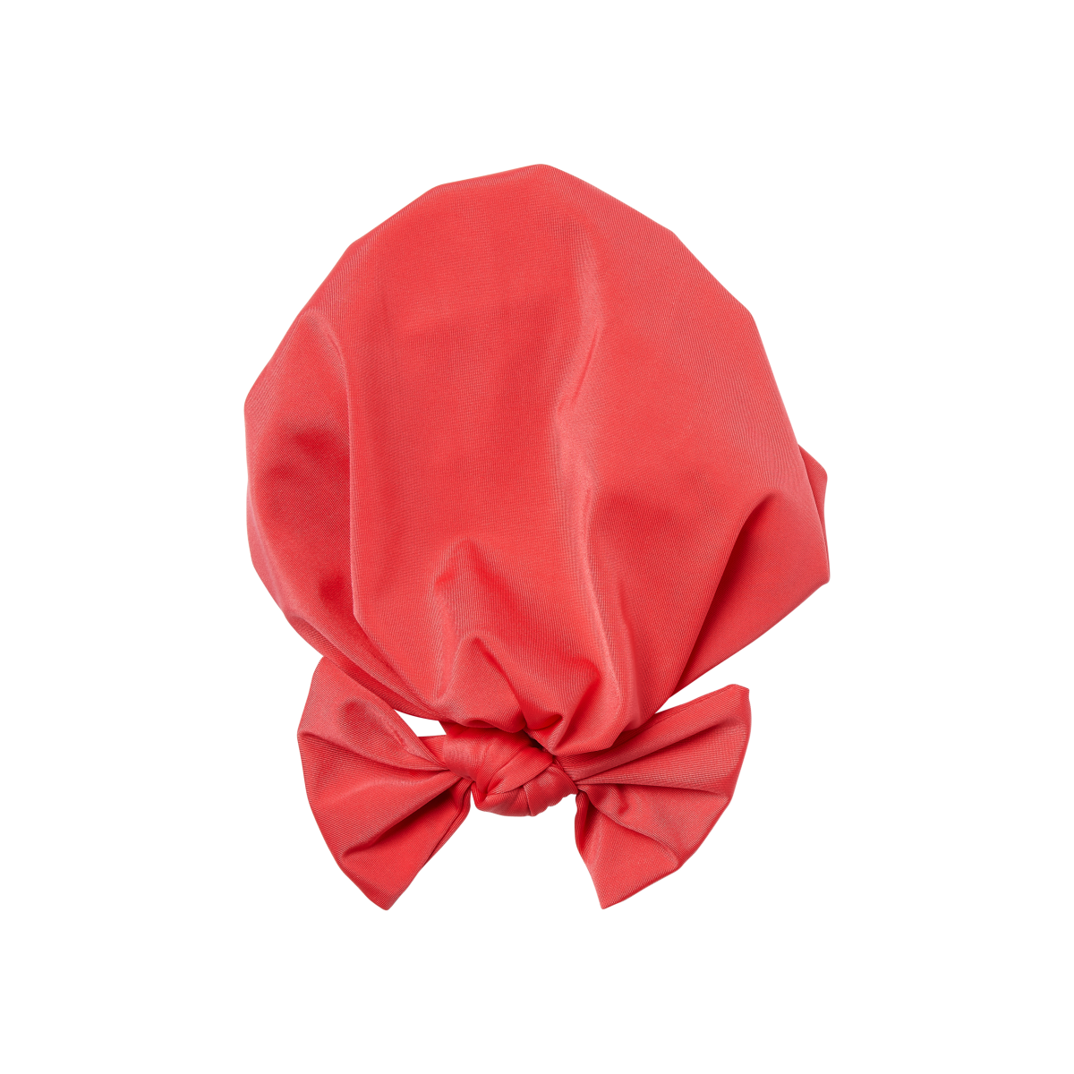 Soft &amp; Silky Pre-Tied Top Knot Bow Turban Wrap for Toddlers - Coral Pink
