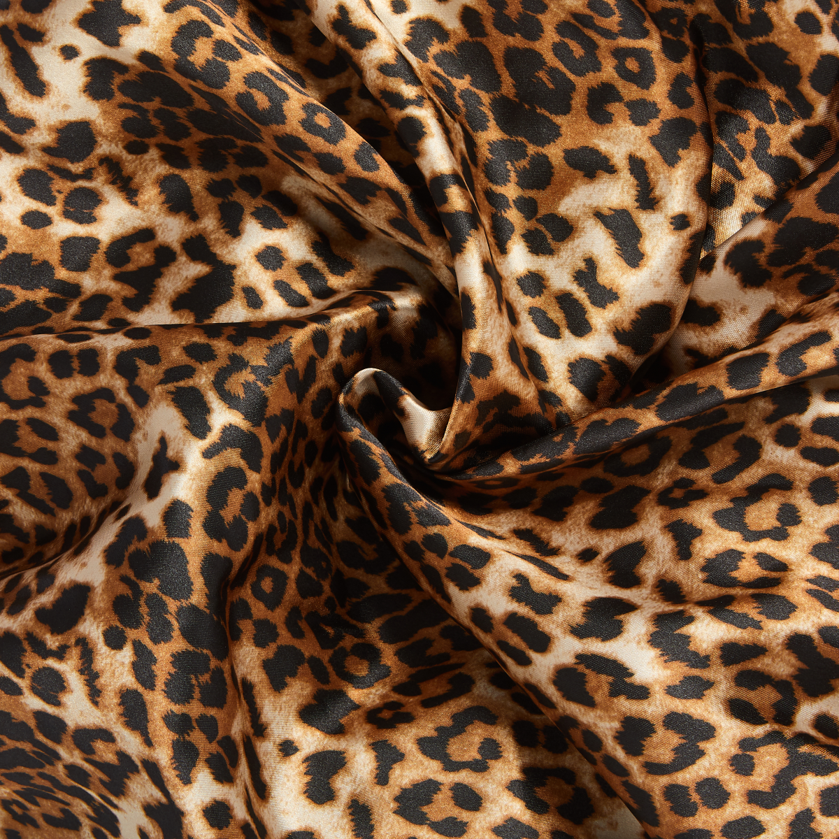 Silky Satin Double Wear Cap, XL, Leopard