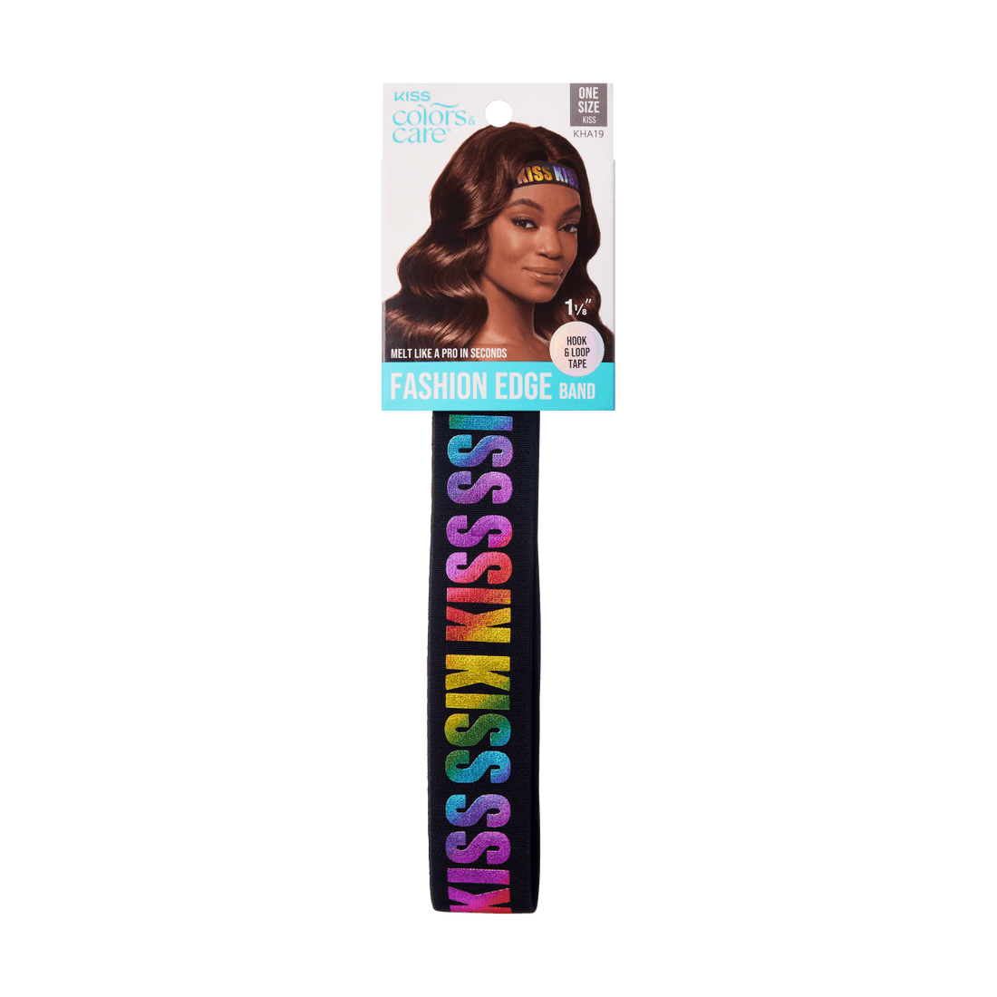 KISS Colors &amp; Care Perfect Melt Elastic Band - KISS, 1 1/8&quot;